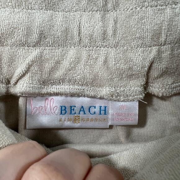 Belle Beach by Kim Gravel Poolside Terry Maxi Skirt Sand Size Extra Large - Picture 3 of 9